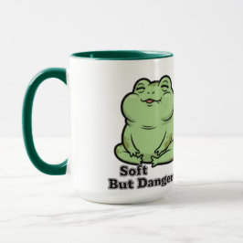 Taza de rana gruñona Kawaii