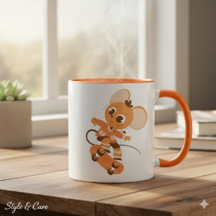 Taza de Ratón de Monopatín Combo - Atrevido y Dive