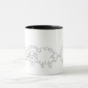 Taza de rebaño de ovejas