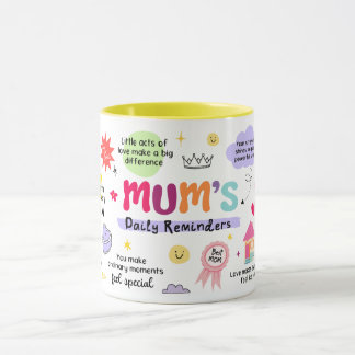 Taza de Recordatorio Diario para Mamás