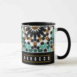 Taza de recuerdo temática Z10-Marruecos con un dis