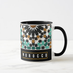 Taza de recuerdo temática Z10-Marruecos con un dis