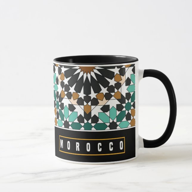 Taza de recuerdo temática Z10-Marruecos con un dis (Derecha)