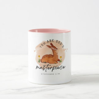 Taza de regalo cristiana | Eres la obra maestra de