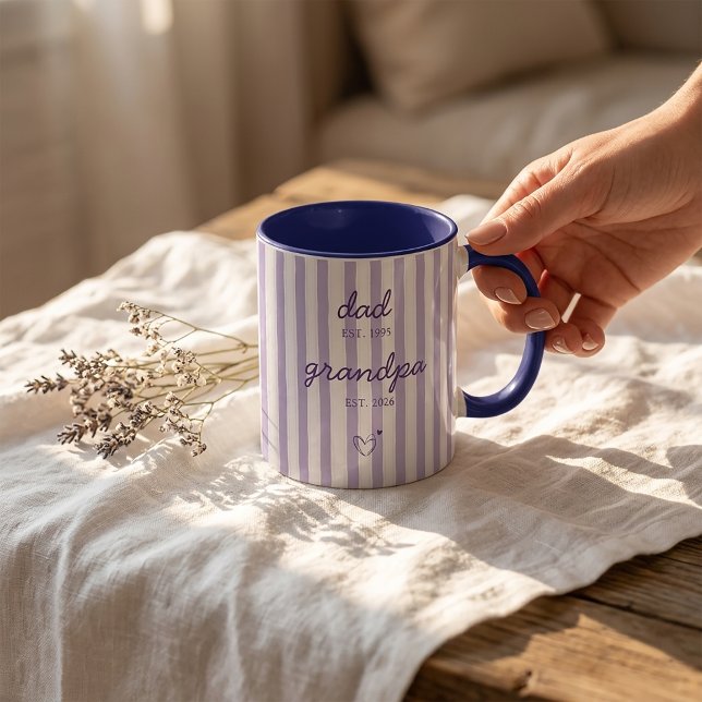 Taza de regalo de anuncio de padre a abuelo (Subido por el creador)