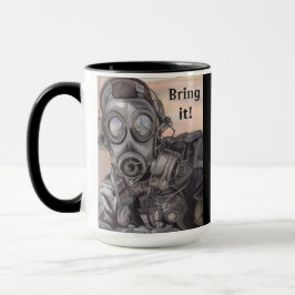 Taza de regalo de café de Prepper para la guerra