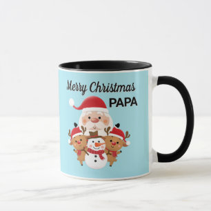 Taza de regalo de Feliz Navidad PAPÁ