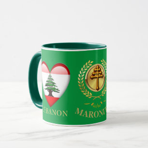 Taza de regalo de la Iglesia Maronita Libanesa