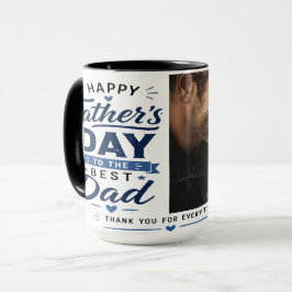Taza de regalo del Día del Padre con foto personal