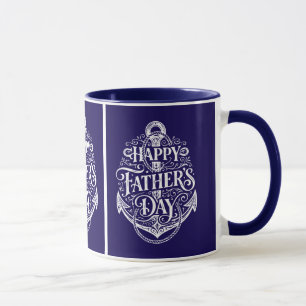Taza de regalo del Día del Padre náutico