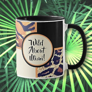 Taza de regalo estampado animal loco por Mimi