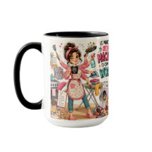 Taza de regalo para ama de casa,