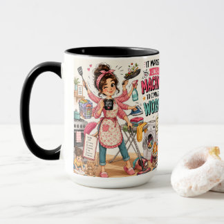 Taza de regalo para ama de casa,