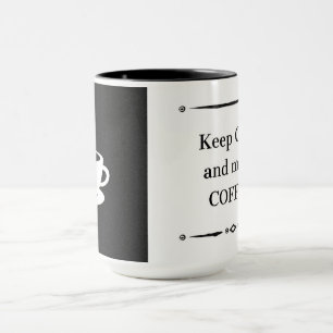 Taza de regalo para amantes del café – Mantén la c