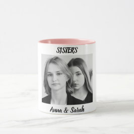 Taza de regalo para hermana con foto y nombre – Es