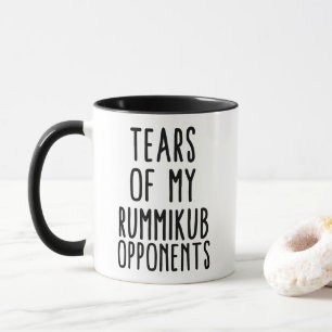 Taza de regalo para jugador divertido de Rummikub