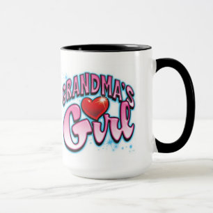 Taza de regalo para la niña de la abuela