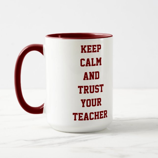 Taza de regalo personalizada para maestros (Izquierda)