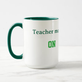 Taza de regalo personalizada para maestros