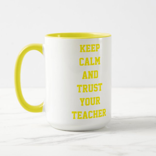 Taza de regalo personalizada para maestros (Izquierda)