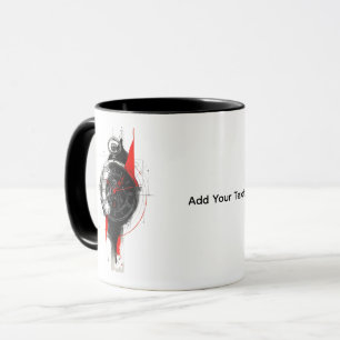 Taza de reloj de bolsillo Abstract Trash Polka