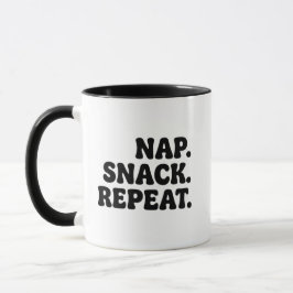 Taza de Repetir Siesta Snack - Regalo Divertido pa