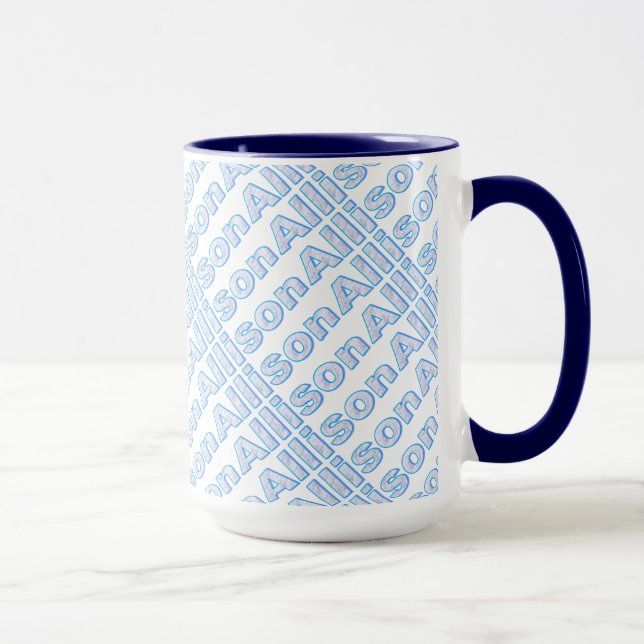 Taza de Ringer Allison Blue Style 15 oz (Derecha)