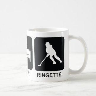 Taza de Ringette del sueño de Ringette "coma"