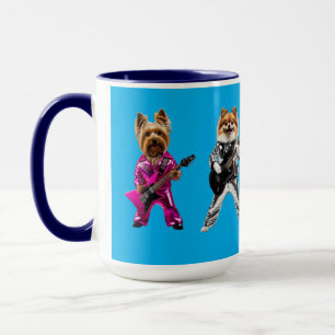 Taza de rocas para perros pequeños lindos