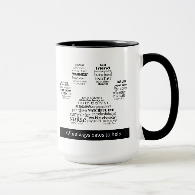 Taza de RVT Pawprint (Derecha)