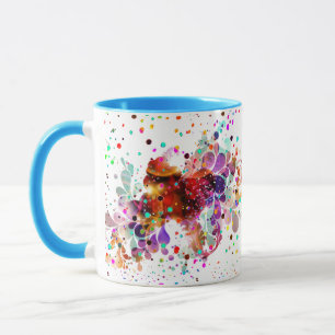 Taza de Salpicadura de Color Salvaje