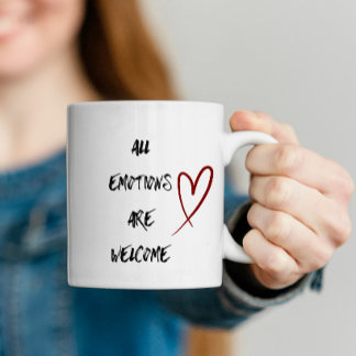 Taza de Salud Mental con Cita Positiva de Afirmaci