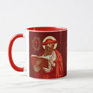 Taza de San Jerónimo como Cardenal con Libro (P 00