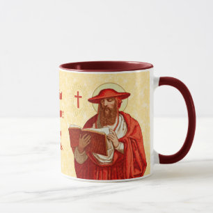 Taza de San Jerónimo como Cardenal con Libro (P 00