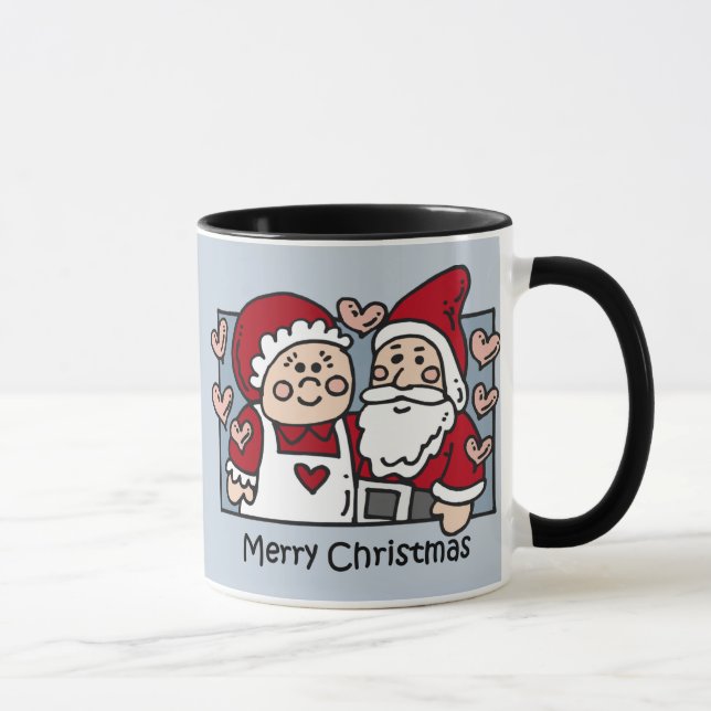 Taza de Santa de las Felices Navidad (Derecha)