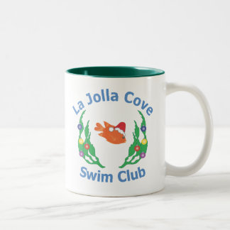 Taza de Santa del club de la nadada de la ensenada