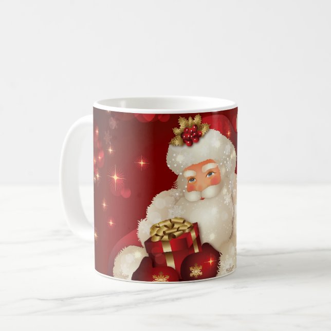 Taza de Santa del navidad (Anverso izquierdo)