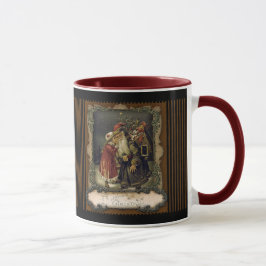 Taza de Santa del navidad del Victorian del