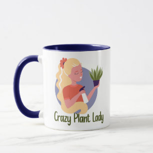 Taza de Señora Loca de las Plantas
