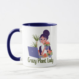 Taza de Señora Loca de las Plantas