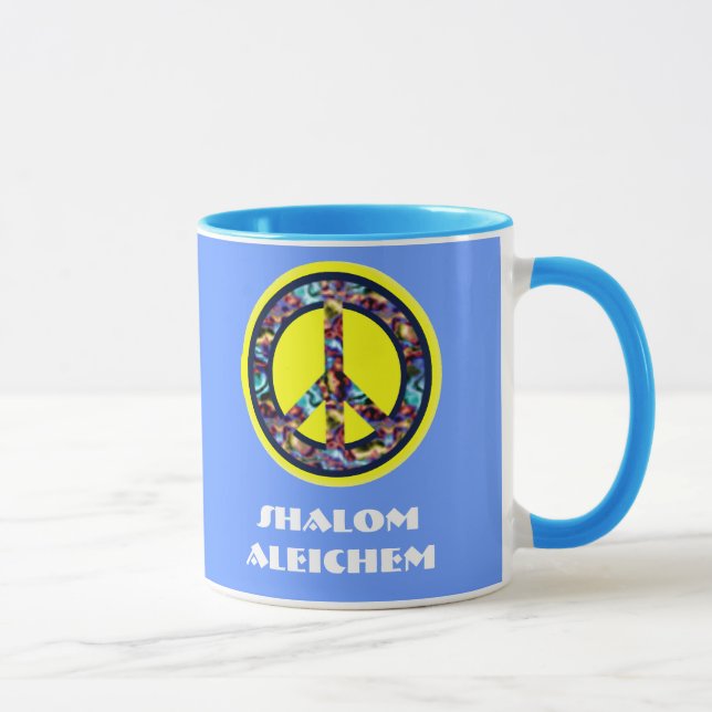Taza de Shalom Aleichem (Derecha)