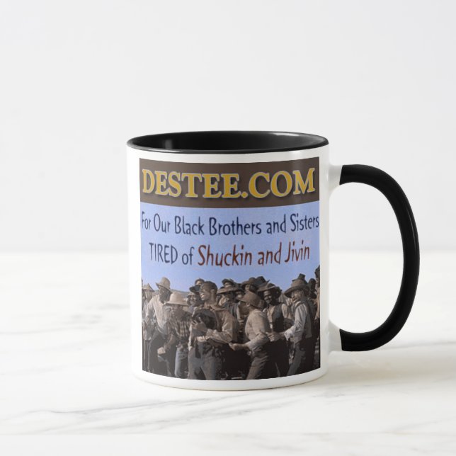 Taza de Shuckin y de Jivin (Derecha)