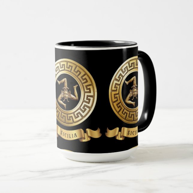 Taza de Sicilia (con símbolo de Trinacria) (Anverso derecho)