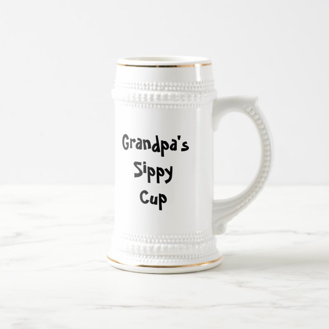 Taza de Sippy del abuelo (personalizable) (Derecha)