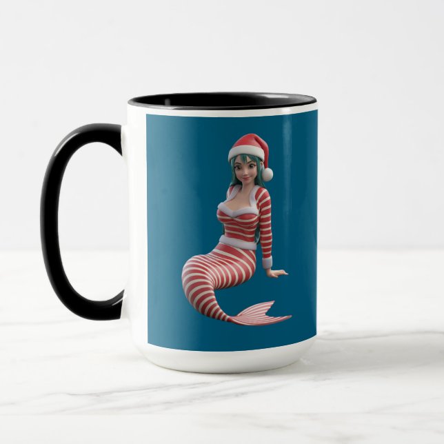 Taza de sirena de Navidad (Izquierda)