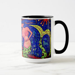Taza de sirena gemela
