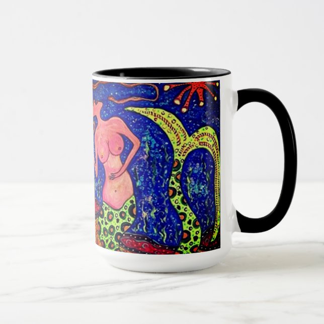 Taza de sirena gemela (Derecha)