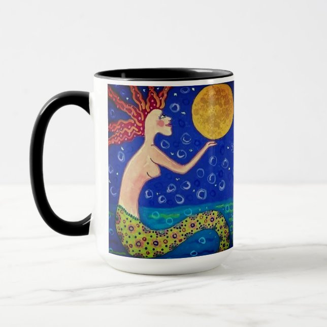 Taza de Sirena sosteniendo la Luna (Izquierda)