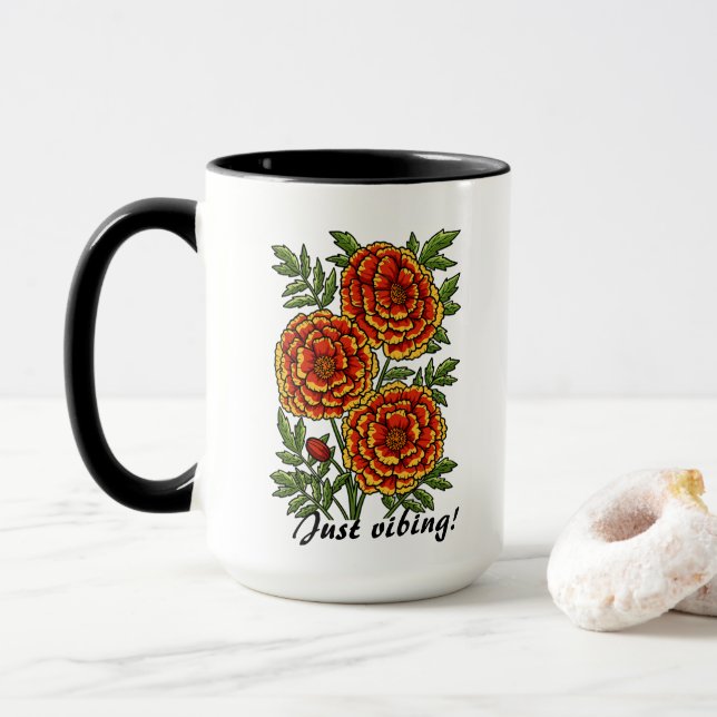 Taza de solo vibrar (Con donut)