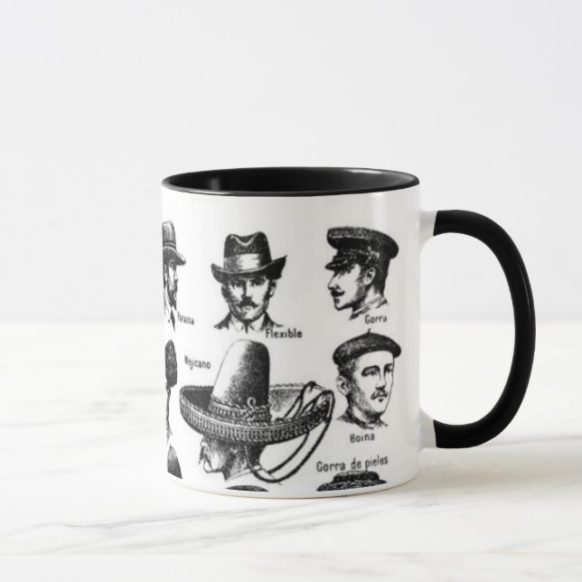Taza de Sombreros Antiguos (Derecha)